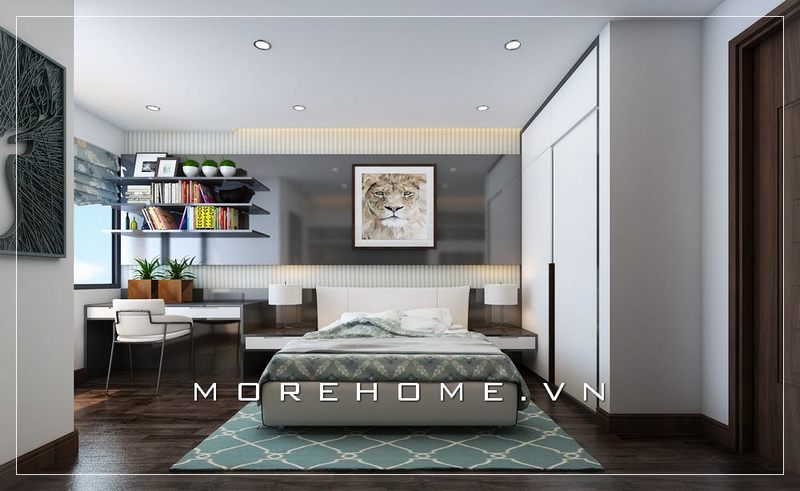 Tủ quần áo màu trắng